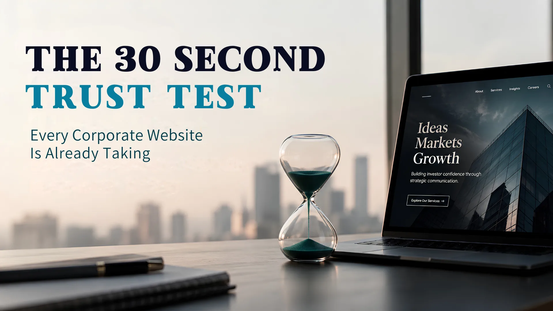 The 30 Second Trust Test Every Corporate Website Is Already Taking